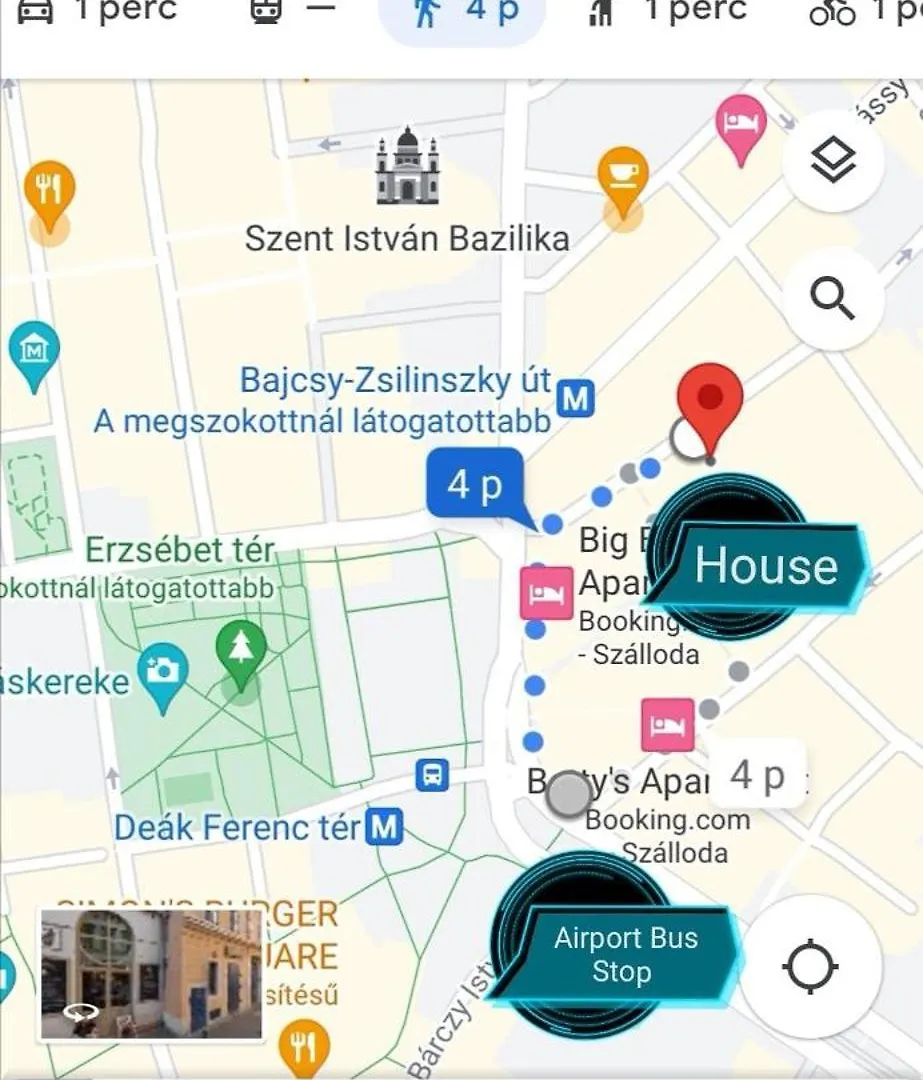 4 Room 2 Bathroom Super Central Large Home With Ac Budapest Apartment